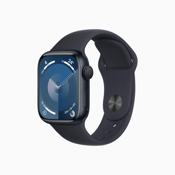 Apple Watch Series 9 Midnight Aluminium Case with Midnight Sport Band