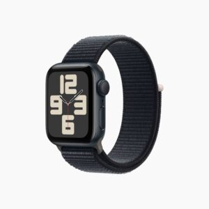 Apple Watch SE Midnight Aluminium Case with Midnight Sport Loop